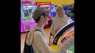 Bermain di Timezone bareng sepupu. #Timezone #Arcade