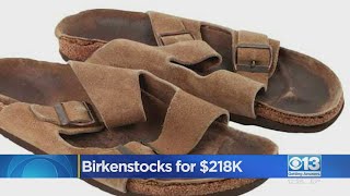 Someone just paid more than $200K for Steve Jobs' old Birkenstocks