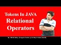 Tokens in Java (Relational Operators)