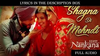 SHAGNA DI MEHNDI Full Song Lyrics– Gurdas Maan | Sunidhi Chauhan