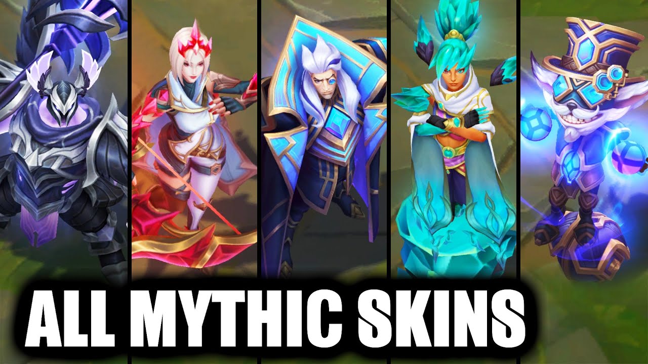 All Mythic Skins Spotlight (League Of Legends) - YouTube