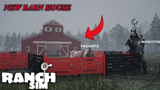 WE COMPLETED OUR NEW BARN HOUSE IN RANCH SIM !! @abitbeast @cjncreations