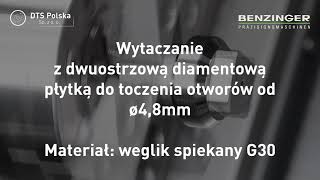 Toczenie i frezowanie węglików spiekanych przy współpracy z firmą  Benzinger