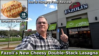 Fazoli’s New Cheesy Double-Stack Lasagna Review | New Lasagna Fest Menu | Joe is Hungry 🧀🍝🧀🍝 Pasta