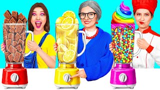 Me vs Grandma Cooking Challenge | Funny Situations in Kitchen by HAHANOM Challenge