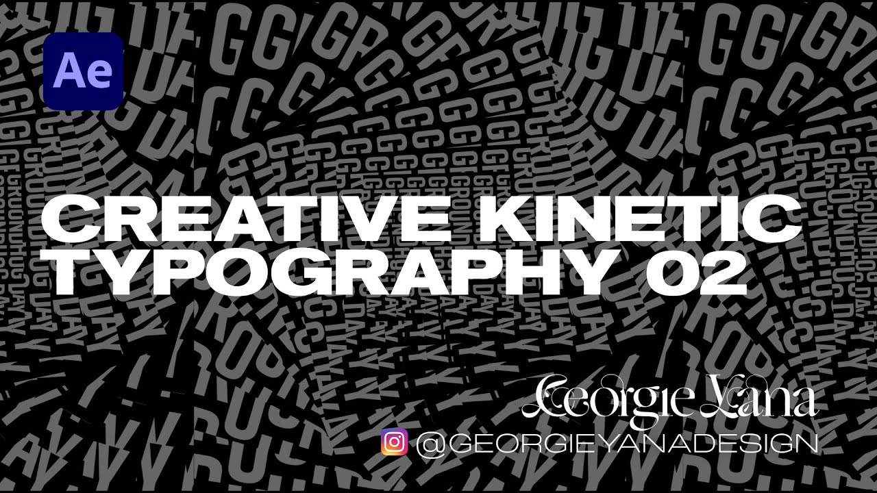 Creative Kinetic Typography 02 | After Effects Tutorial - YouTube