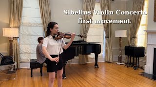 Sibelius Violin Concerto, 1st movement シベリウス ヴァイオリン協奏曲 第一楽章