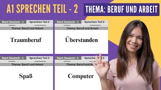 Beruf und Arbeit – A1 German Goethe Exam Vocabulary and Practice