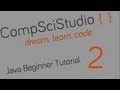 Java Beginner Programming Tutorial 2 Hello World