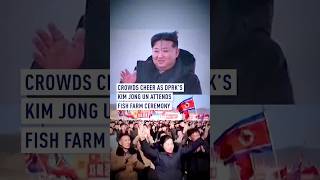 Crowds cheer as DPRK’s Kim Jong Un attends fish farm ceremony