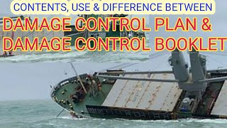 Part #2/3 Contents, Use & Difference Between Damage Control Plan & Damage Control Booklet