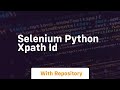 selenium python xpath id