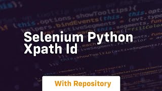selenium python xpath id