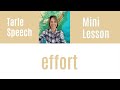 How to Pronounce EFFORT - #SHORTS Quick English Pronunciation Mini Lesson