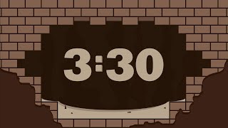 3 Minute 30 Second Timer (Basic Brown)