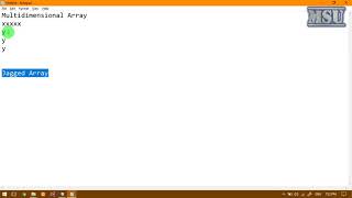 Java Class 14 - Multi Dimensional Array & Jagged Array