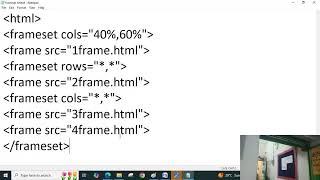 NESTED FRAMESET | HTML | CSS | JAVA | FRAMESET | HOW TO CREAT FRAMESET