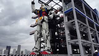 I went to Gundam Factory Yokohama Before and after entering