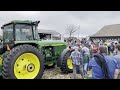 john deere 4455 and 4960 tractors sold for record prices today on kentucky farm auction