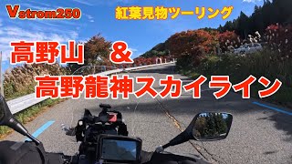 Vstrom２５０で行く　紅葉ツーリング　高野山＆高野龍神スカイライン