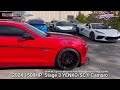 a red hot 2024 1500hp stage 3 yenko sc® camaro with flat black graphics