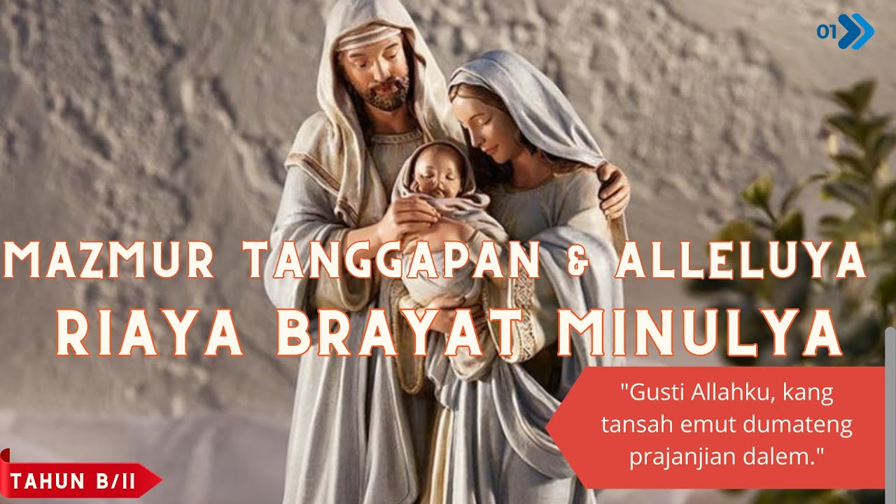 [Bahasa Jawa] Mazmur Tanggapan Dan Alleluya HARI RAYA KELUARGA KUDUS ...