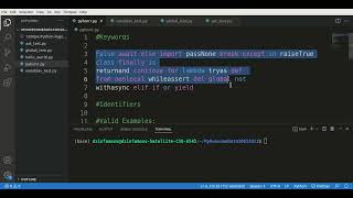 Learn Python Programming For Beginners - Keywords and Identifiers