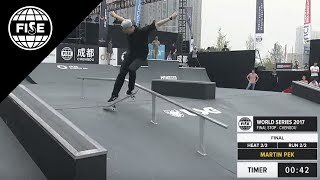 Martin Pek: 3rd Final Skateboard Street Pro - FISE World Series Chengdu