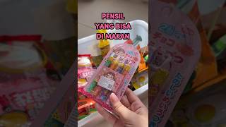 PENSIL YANG BISA DIMAKAN #mukbang #makanan #permen #food #snack #candy #foodie #viral #chocolate