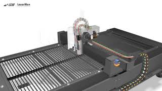 [LaserMen] Fiber laser cutting machine installation