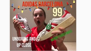 Adidas Barcelona 99|insane unboxing + up close|Christmas Special!🎄🎁