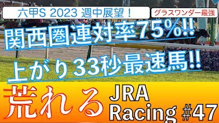 【競馬予想】六甲S 2023〜S評価はシュヴァリエローズ❗️関西圏連対率75%の強さと上がり33秒台の脚で差し切る❗️〜