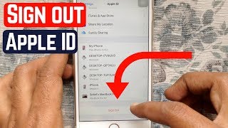 How to Sign Out Apple id on iPhone