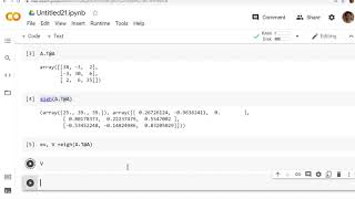 Getting singular value decomposition using python