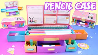 Pandín PENCIL CASE from Paper - Cardstock - Back to school | aPasos Crafts DIY
