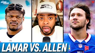 Ravens-Bills Prediction: Lamar Jackson \u0026 Josh Allen's LEGACY-defining matchup | Richard Sherman NFL