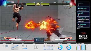 SFV JUSTFOG RYU 가뎀사 데미지