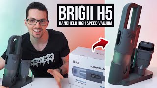 POWERFUL High Speed Handheld Vacuum - Brigii H5 Comprehensive Review