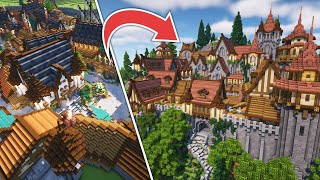 I Built The MOST INSANE MEDIEVAL CITY in Minecraft