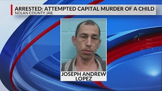Suspect accused of Attempted Capital Murder of Child in Sweetwater