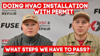 HVAC Installation with permit in San Jose, CA - what the steps you should expect? Do it by the law.
