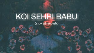 KOI SAHRI BABU | LOFI ( SLOWED + REVERB ) NIGHT LOFI VIBES