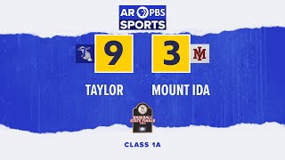 2023 AR PBS Sports 1A Baseball Highlights: Taylor vs. Mount Ida