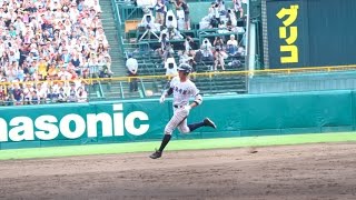 大阪偕星学園 姫野優也・ホームラン(九州国際大附戦/第97回選手権大会・2回戦)