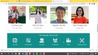 HƯỚNG DẪN ĐĂNG BÀI LÊN TRANG WEB TRƯỜNG