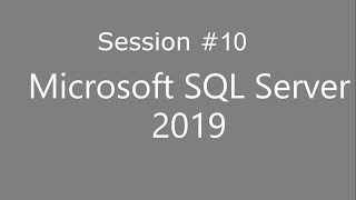 10 Declare Variable And Programming in SQL | Arabic