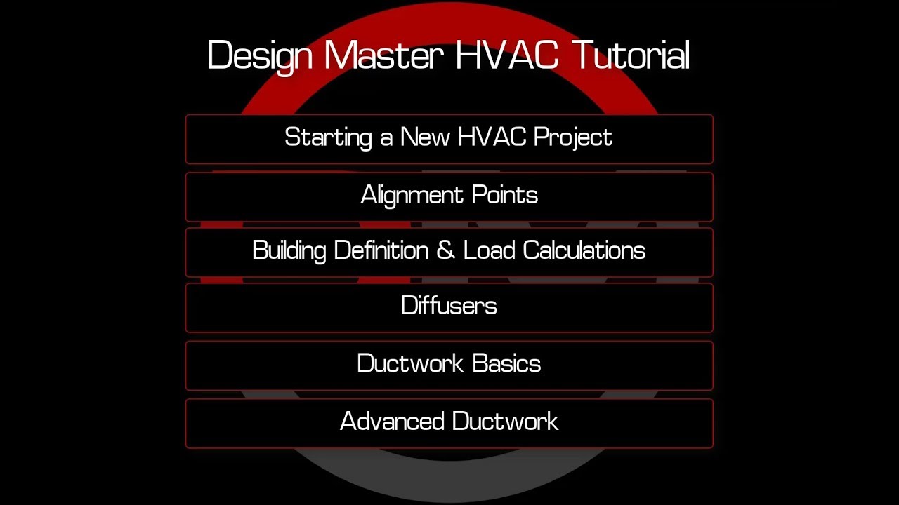 Design Master Hvac For Autocad Tutorial Part 5 Advanced Ductwork