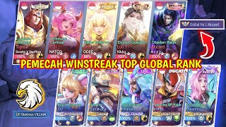 TOP 1 GLOBAL ALUCARD PEMECAH WINSTREAK TOP GLOBAL RANK