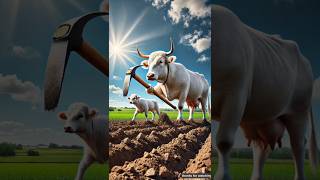 A lovely story of cow and monkey 🐵 part-3 #ai #cow #animals #shortvideos