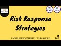 risk response strategies explained | pmp study group | capm study group | projectcertifications